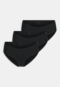 HIPSTER PURE NO SHOW SOLID 3 PACK - Briefs - black