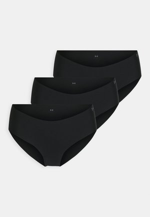 HIPSTER PURE NO SHOW 3 PACK - Briefs - black
