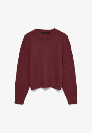 Vero Moda, VMNOVAH LS O-NECK PULLOVER GA NOOS - Jumper - windsor wine