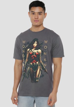 Cotton Soul, Print T-shirt - anthracite