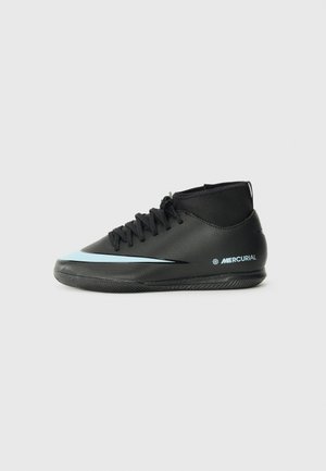10 CLUB UNISEX - Salės futbolo bateliai - black/ice blue