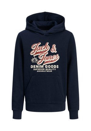 JJELOGO SWEAT HOOD 2 COL 25/26 NOOS MNI - Hættetrøje - sky captain