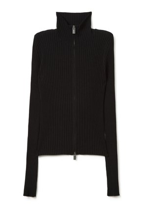 FULL-ZIP - Chaqueta de punto - black