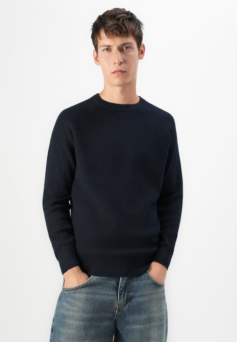 Pull Zippé Homme ONLY & SONS Pull En Tricot Pour Homme, Coupe Normale, Col Pull Homme Col Zippé