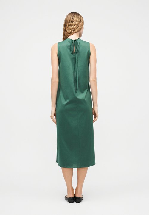 Filippa K BELTED STAND COLLAR DRESS - Festklnning - laurel green/oliv -  Zalando.se