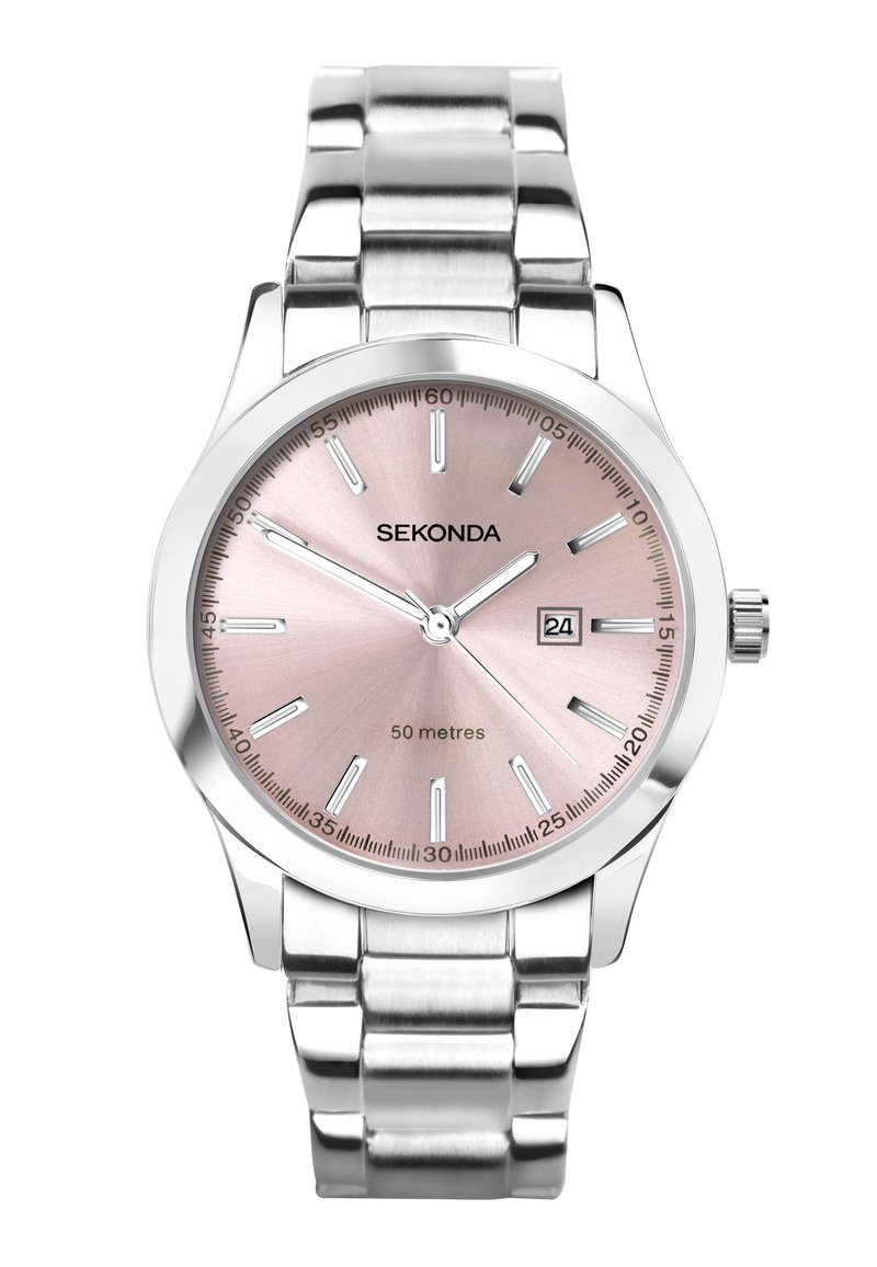 Sekonda TAYLOR ANALOGUE WITH ROUND MIX-OF-COLOURS - Watch - light pink ...