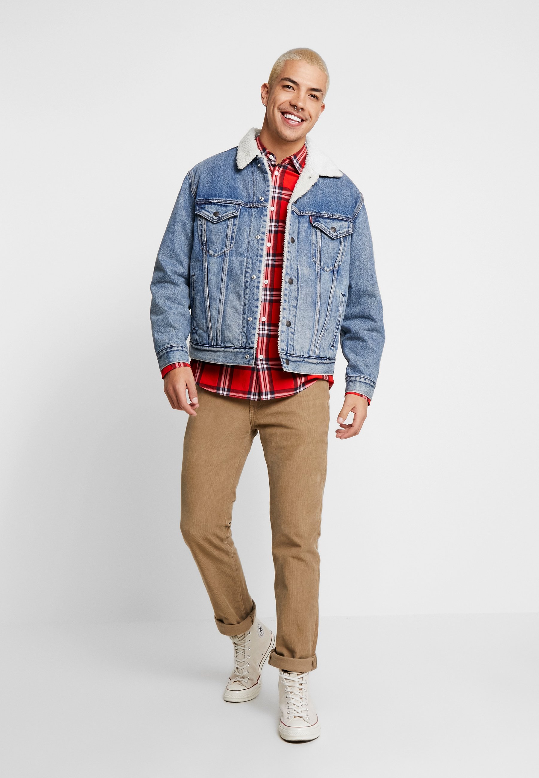 Levi's® VIRGIL TRUCKER Jeansjakke blue denim Zalando.no Levi's® VIRGIL TRUCKER Jeansjakke blue denim Zalando.no