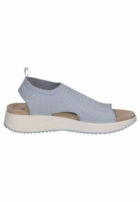 Caprice Sandale s punim potplatom - lt blue knit
