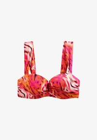 Unausgewählt, pink/orange metallic leopard print
