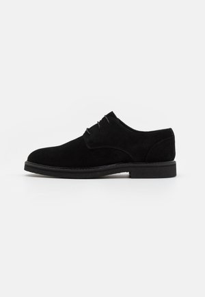 LEATHER - Casual lace-ups - black