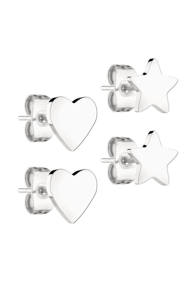 Kinder Uhren | Cool Time STERN UND HERZ Ohrringe silber/silberfarben - XU97812 Kinder Uhren | Cool Time STERN UND HERZ Ohrringe silber/silberfarben - XU97812