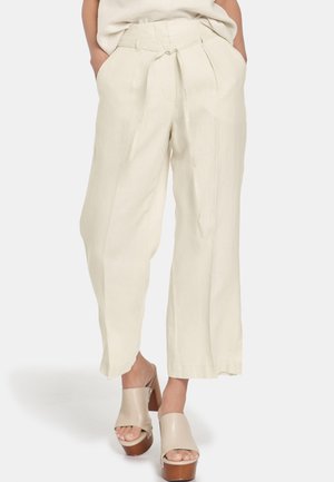 FREIZEIT WIDE LEG - Pantaloni - oatmeal