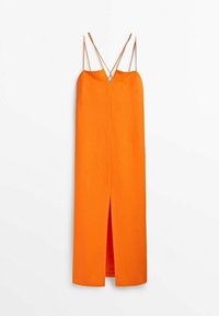 Massimo Dutti Robe de jour - orange