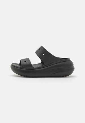 CRUSH UNISEX - Pantoletai su kulnu - black