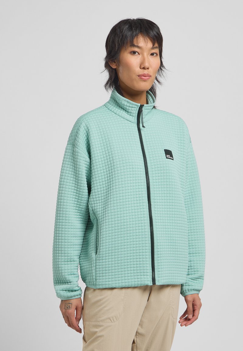 Jack Wolfskin MOGARI - Sweatjacke - soft jade