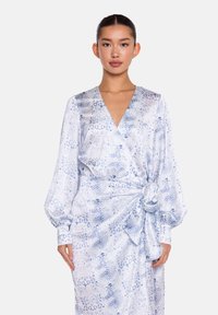 Glamorous Vestido informal - white blue animal
