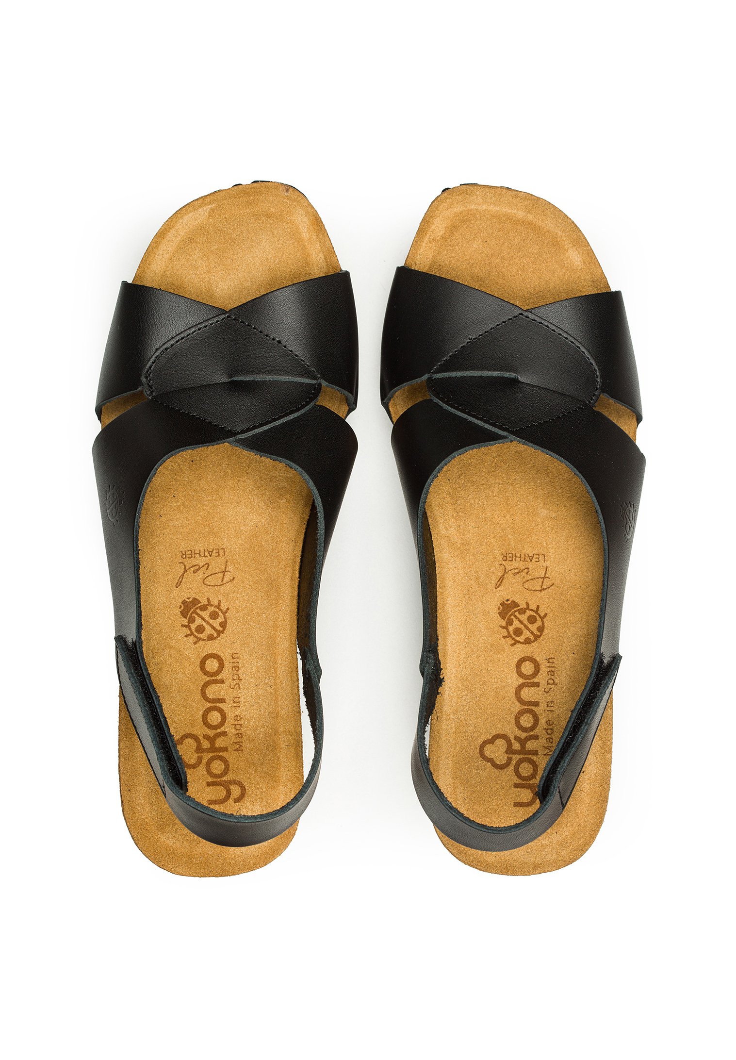 Yokono Sandalen met sleehak - noir/zwart - Zalando.be
