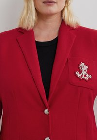 Lauren Ralph Lauren Woman BULLION JACQUARD BLAZER - Blazer - festive red