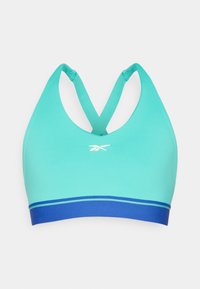 Reebok TEAM BRALETTE - Sujetadores deportivos con sujeción media - unleashed green