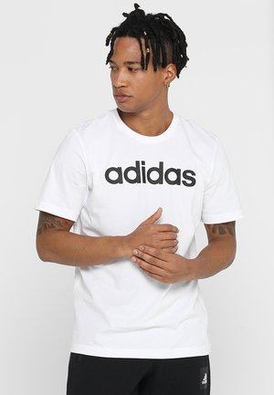 LIN TEE - Camiseta estampada - white/black