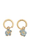 FLOWER HUGGIES - Örhänge - blue gold-coloured