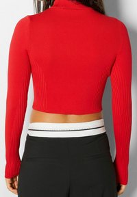 Bershka Maglione - red