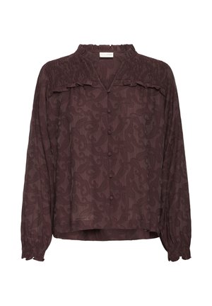 PULZ, PZDINEA - Blouse - chocolate plum
