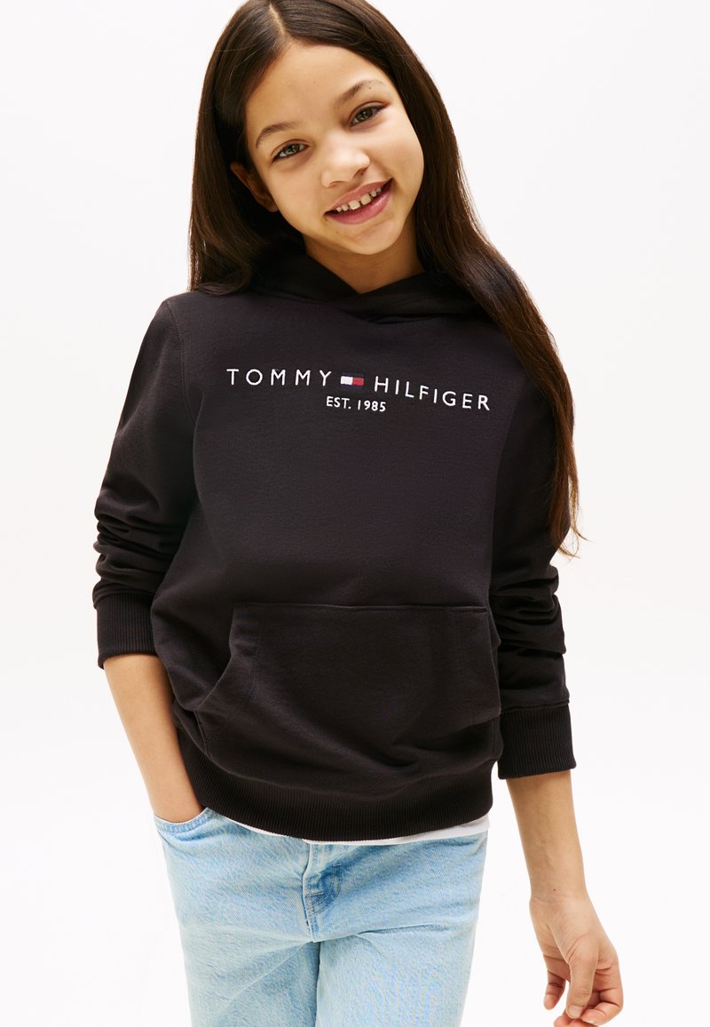Tommy Hilfiger - ESSENTIAL HOODIE UNISEX - Felpa con cappuccio - black, Ingrandire