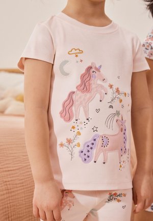 Next, REGULAR FIT - 3 PACK - Nachtwäsche Set - pink cream unicorn