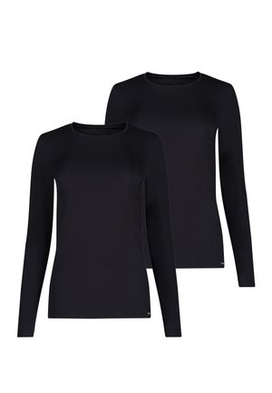 ESSENTIALS 2-PACK - Camiseta interior - black