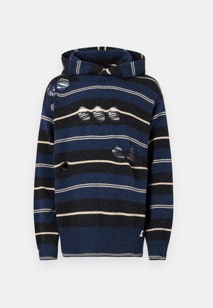 DECONSTRUCTED SWEATER HOODIE UNISEX - Hoodie - multicoloured