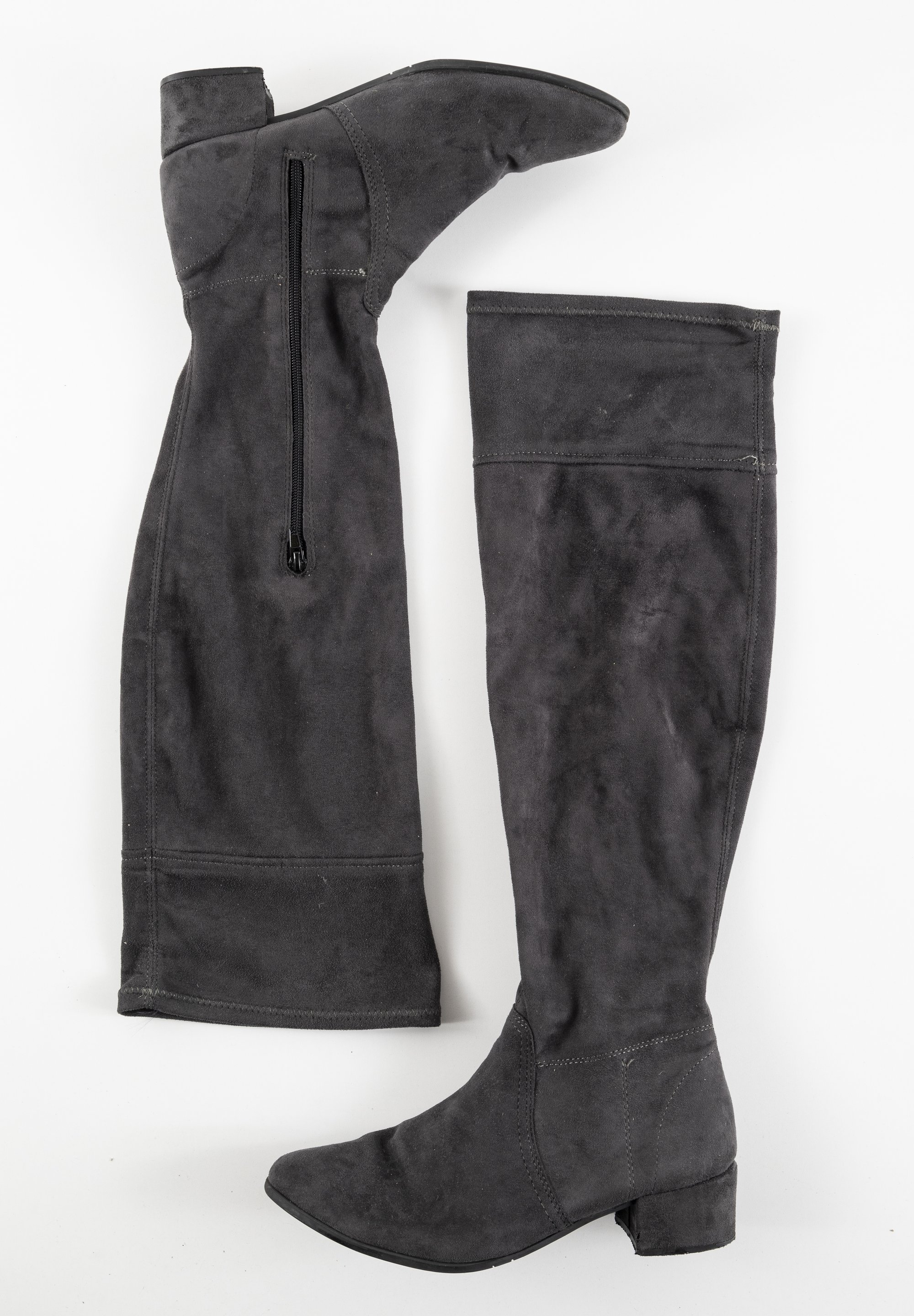 Even&odd Overknees Zalando Overknees Grau Overknees Stiefel