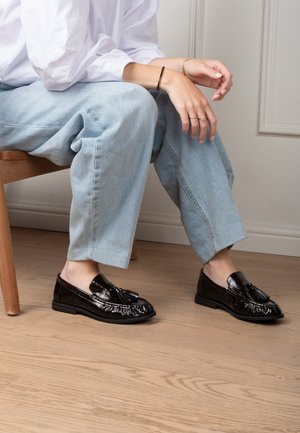 Posh by Poelman, POSH BY POELMAN RHODE DAMES LOAFERS. - Slipper - dark brown