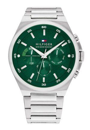 Chronograph watch - silver green