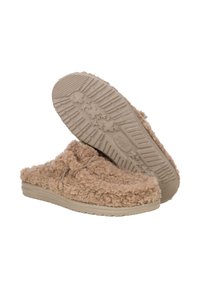 HEYDUDE WALLY SLIPPER - SLIP-ON SCHUHE - Pantofole - timber wolf