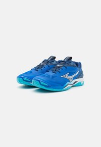 Mizuno WAVE STEALTH 6 - Handball shoes - mugen blue/white/estate blue