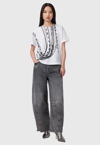 AllSaints METALLO BRIAR  - Printtipaita - white