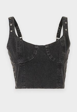 Ksubi, DAUPHINE BUSTIER SHADOW - Top - black