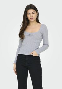 JDY Ilgarankovis viršutinės dalies drabužis - light grey melange