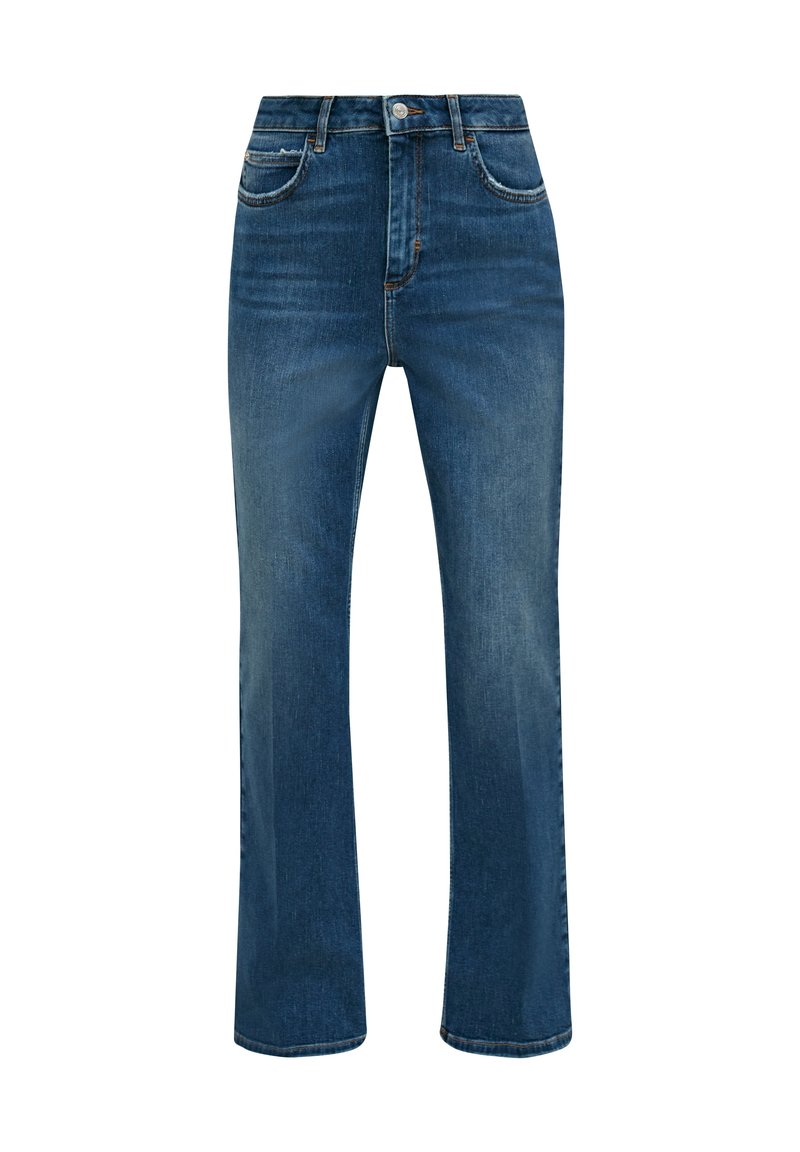 comma casual identity Bootcut jeans blauw denim/bluedenim