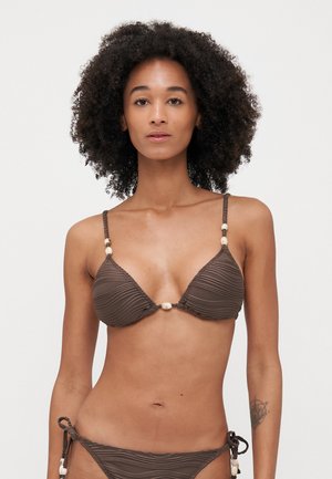 MAGNOLIA PEARL DETAILED - Bikiniyläosa - chocolate