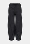 ICONS LOOSE FIT BARREL PANTS - Παντελόνι φόρμας - black