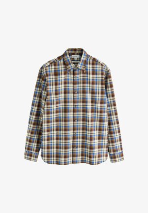 Next, REGULAR FIT - CHECK SOFT TOUCH SMART LONG SLEEVE SHIRT - Hemd - brown