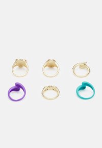PCGITTA 6 PACK - Anel - gold-coloured/multi