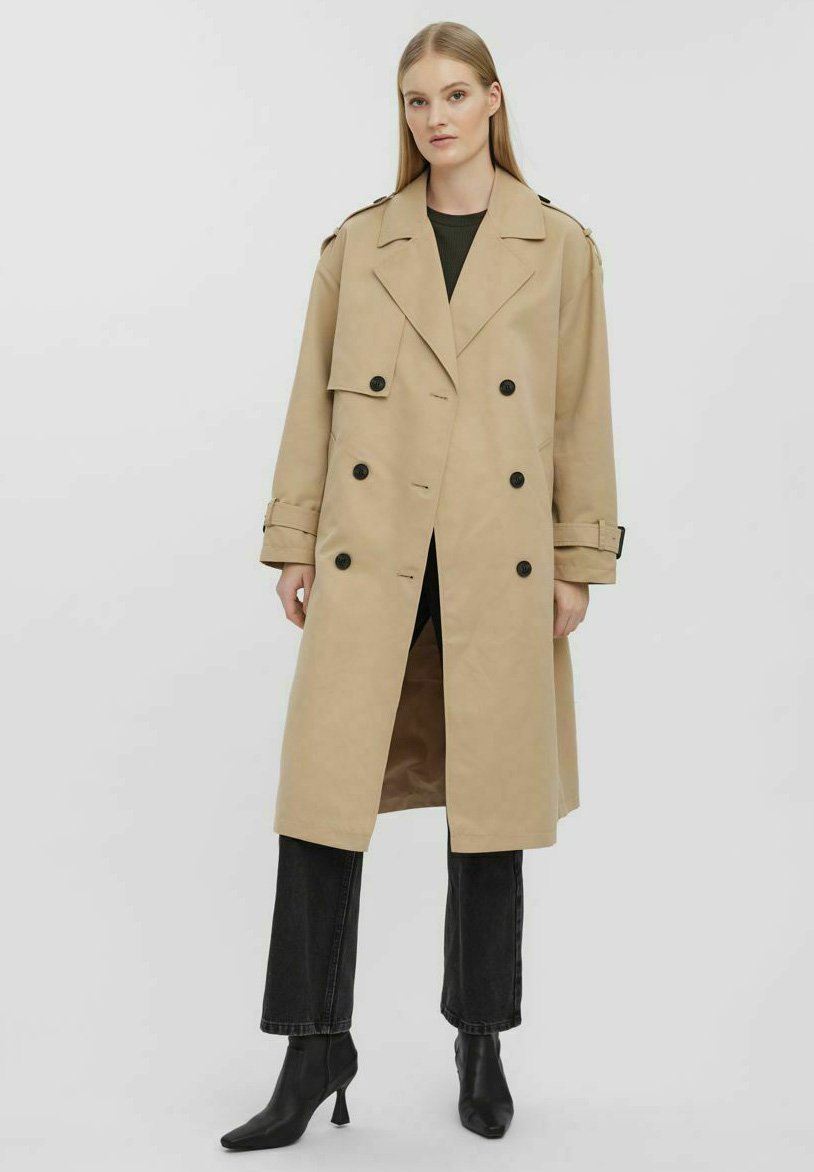 Vero Moda Trenchcoat - travertine/beige - Zalando.nl