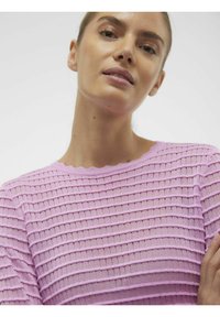 Vero Moda NORMAL GESCHNITTEN RUNDHALS BALLONÄRMEL - Maglione - pastel lavender