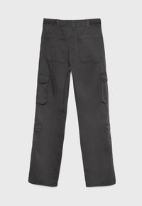 Stradivarius ADJUSTABLE WAIST - Hlačami s stranskimi žepi - dark grey
