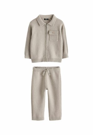 Next, KNITTED ZIP THROUGH CARDIGAN AND JOGGER SET - Treniņtērpa apakšdaļas - neutral