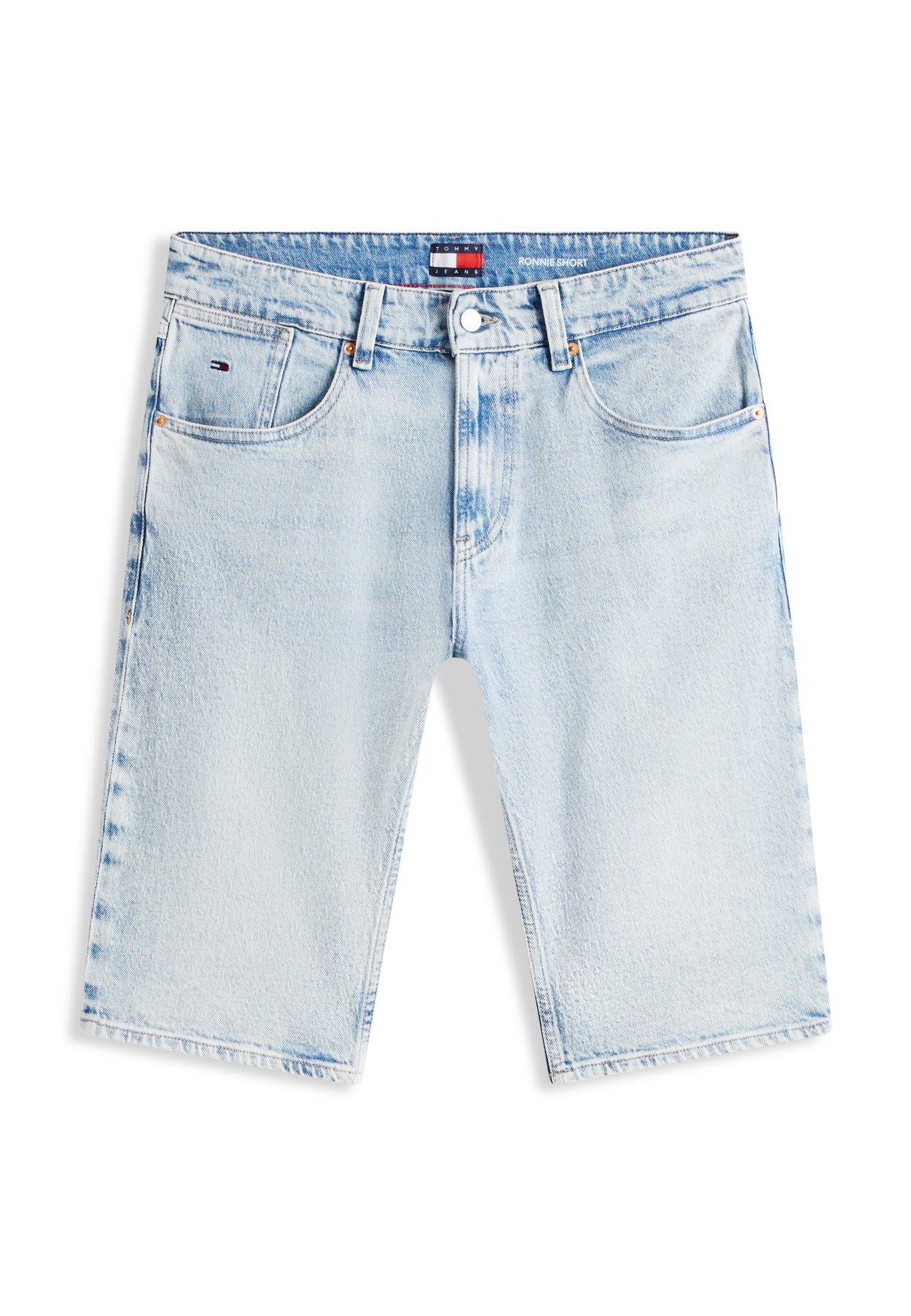RONNIE FADED SLIM DENIM SHORTS