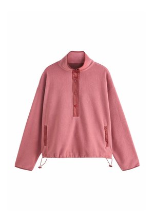 POPPER NECKLINE DETAILING LONGSLEEVE - Flisinis džemperis - blush pink